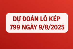 Dự đoán lô kép 799 ngày 9/8/2025 chính xác và phân tích chi tiết
