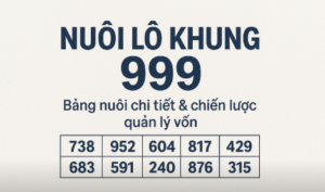 Nuôi lô khung 999 — Bảng nuôi chi tiết và chiến lược quản lý vốn