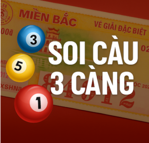 Hình ảnh minh họa soi cầu 3 càng hôm nay với các con số lô tô nổi bật và vé số miền Bắc
