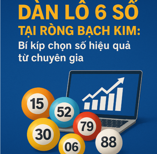 Dàn lô 6 số tại Rồng Bạch Kim: Bí kíp chọn số hiệu quả từ chuyên gia