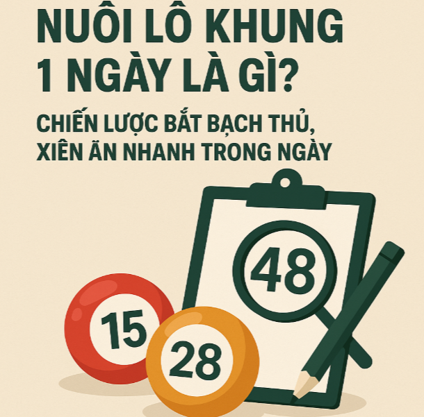 Nuôi Lô Khung 1 Ngày – Chiến Lược An Toàn & Dễ Trúng Hôm Nay
