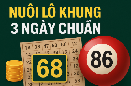 Nuôi lô khung 3 ngày chuẩn – Bí quyết vàng cho lô thủ miền Bắc 2025