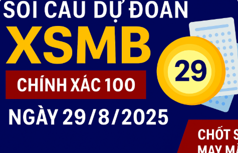 Soi cầu XSMB ngày 29/8/2025 – Thống kê chuẩn, chốt số VIP từ Rồng Bạch Kim 888
