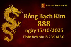 Rồng Bạch Kim 888 ngày 15/10/2025 – Phân tích cầu lô miền Bắc, soi cầu đề, song thủ, xiên 2, xiên 3 chính xác từ hệ thống RBK AI 5.0.