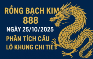 Phân tích cầu lô khung miền Bắc Rồng Bạch Kim 888 ngày 25/10/2025 chính xác và uy tín